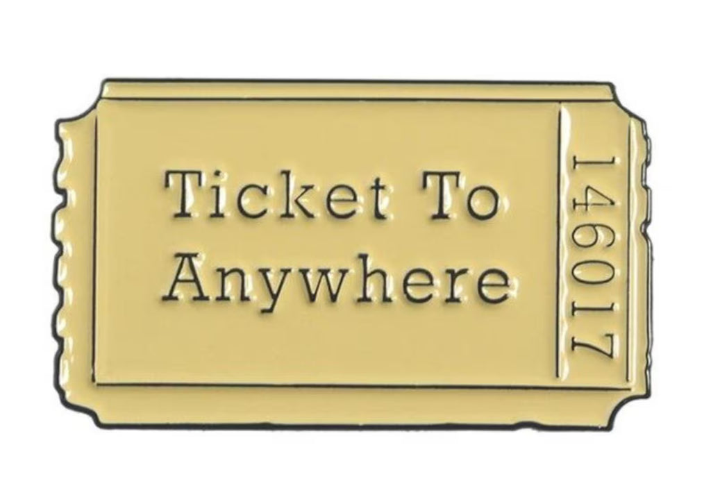 3D Sticker mobile New Ticket to Anywhere    Code:124
