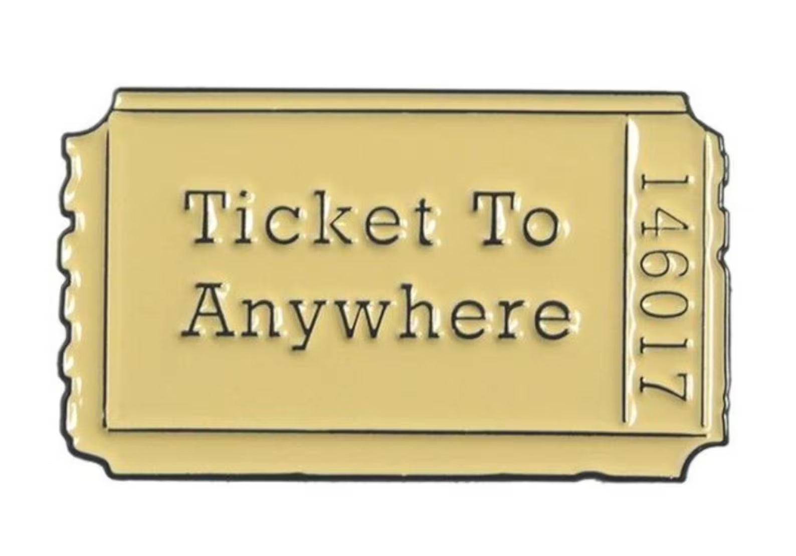 3D Sticker mobile New Ticket to Anywhere    Code:124