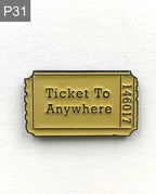 3D Sticker mobile New Ticket to Anywhere    Code:124