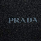 black Prada Saffiano leather iPhone case