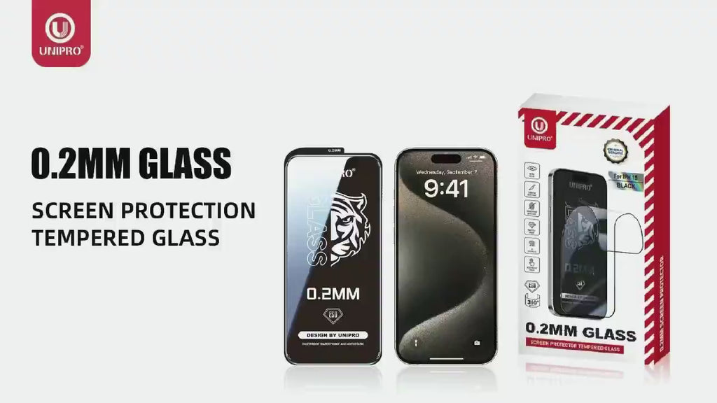 UNIPRO Anti-Static ESD 0.2mm Glass