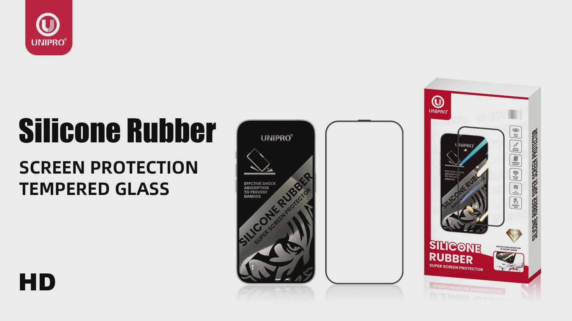 UNIPRO Silicon Side Anti-Broken Glass