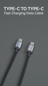 BWOO 65W Type-C to Type-C Nylon Braided Cable 1m