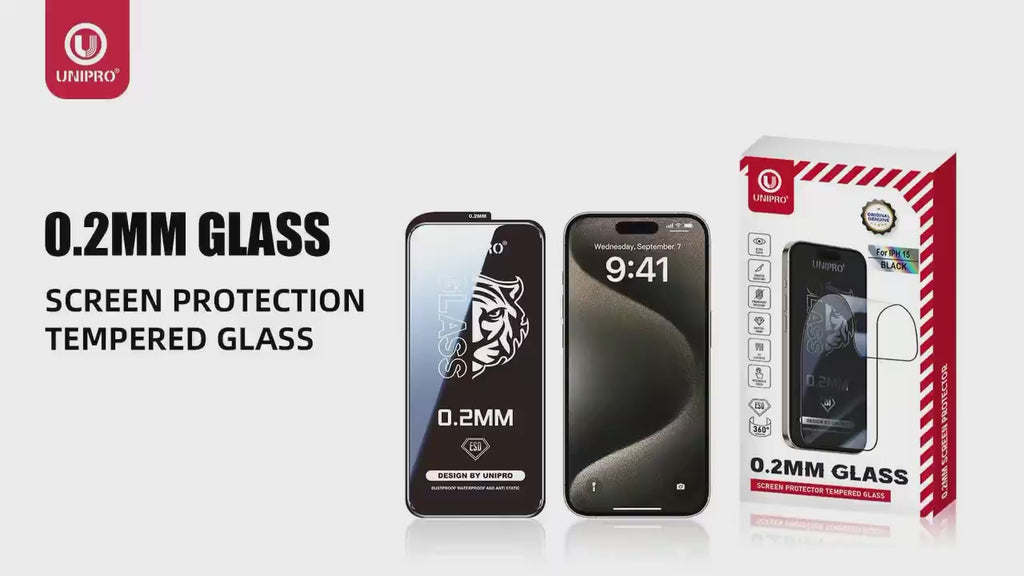UNIPRO Anti-Static ESD 0.2mm Glass